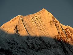 08 Sita Chuchura Close Up At Sunrise From Camp At 5092m In Hidden Valley Around Dhaulagiri